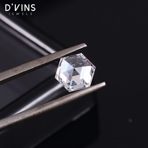 D'vins Jewels Diamant de laboratoire de 2 carats, taille octogonale, couleur D, Surat, pour la fabrication de bijoux - Product Image 2