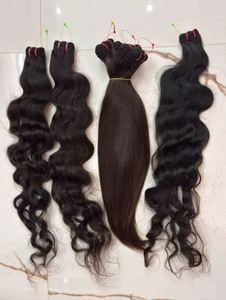 Cabello Indio Virgen, Extensiones de Cabello Indio Virgen Rizado Profundo, Paquetes de Cabello de Templo Indio Virgen, Cabello de Templo de Donante Único - Product Image 6