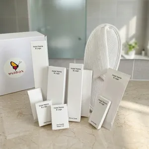 Guest Room Eco Friendly Travel Size Amenities Set Premium Hotel Bathroom Toiletries <b>Kit</b> for Hotels Resorts and Hospitality - Product Image 1