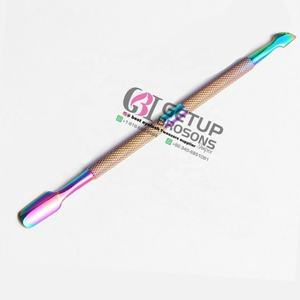 เครื่องดันเล็บสเตนเลสพลาสม่าสีรุ้งพร้อมการออกแบบโลโก้ของคุณเอง - Product Image 6