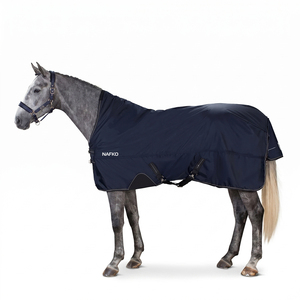 Équipement d'équitation durable, couverture légère pour chevaux, imperméable, respirante, couverture de protection contre la pluie pour l'extérieur - Product Image 1