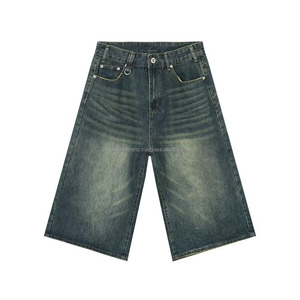 Fabricant sur mesure de shorts en jean de haute qualité pour hommes, shorts en jean avec logo personnalisé, service OEM, conception ODM - Product Image 4