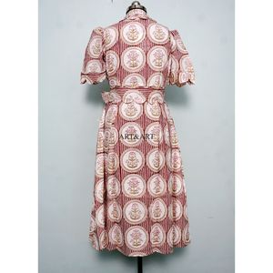 Nouvelle Arrivée Robe Indienne Mi-Longue Décontractée pour Femme, Idéale pour les Fêtes et le Quotidien, Confortable, 100% Coton, Style Kangourou Doux et Naturel - Product Image 6