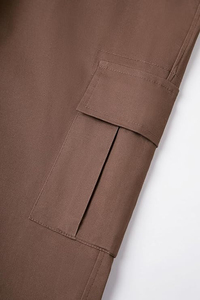 Men's Casual Canvas <b>Cargo</b> <b>Pants</b> Mid Waist Customized Color Quick Dry Eco-Friendly Breathable <b>Waterproof</b> - Product Image 4