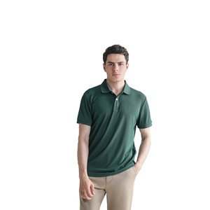 Camiseta Polo de Manga Corta para Hombre, Algodón Premium Elástico y Transpirable, Informal de Negocios, Uniforme de Golf y Tenis, Fabricación de Ropa Personalizada - Product Image 2