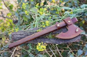 STEEL CRAFT INTERNATIONAL Hache-marteau à dos plat en acier au carbone forgé à la main, 20 pouces, manche en bois de frêne pleine longueur, qualité DIY, ODM 1 - Product Image 5