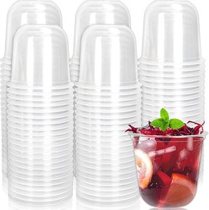 Vaso de Plástico Desechable Transparente Personalizado Yamat de 16oz/24oz, en Forma de U, para Frutas, Leche, Boba, Té de Burbujas - Product Image 5