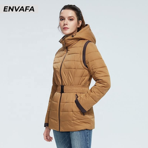 Veste matelassée personnalisée avec LOGO, coupe-vent d'hiver, gilet à manches amovibles, deux pièces, vente en gros, vestes d'hiver pour femmes, OEM ODM - Product Image 3