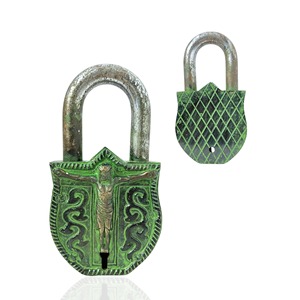 Hot Selling Brass & Steel <b>Padlock</b> Premium Heavy Duty Brass Steel Security Lock High Quality Anti Theft Door Gate Lock Warehouse - Product Image 2
