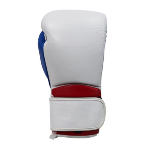 Gants de boxe d'entraînement en cuir véritable haut de gamme pour adultes 12oz 16oz avec poignées, fermeture auto-agrippante, support de poignet rembourré, pour sparring et usage intensif - Product Image 4