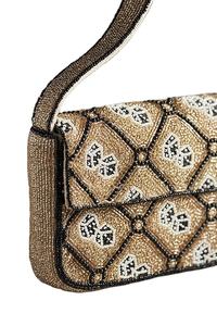 Sac à main de luxe pour femme, brodé de perles, idéal pour les soirées, tendance, avec perles de rocaille et tissus, fournisseur personnalisé Inde - Product Image 2