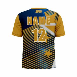 เสื้อยืดโพลีเอสเตอร์คุณภาพสูง 180GSM เนื้อผ้านุ่ม สปอร์ต ราคาประหยัด สำหรับผู้ชาย พิมพ์ลายแบบ Sublimation สีพื้นเรียบ สั่งพิมพ์ได้ตามต้องการ - Product Image 5