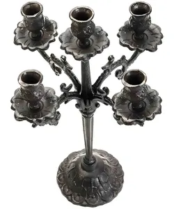 Handmade Iron <b>Candle</b> <b>Holder</b> Antique <b>Bronze</b> Decorative Candlestick Stand for Vintage Wedding Banquet Home Hotel Decoration - Product Image 2