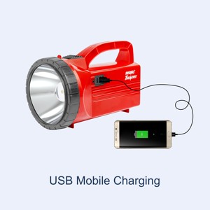 4000mAh có thể sạc lại LED <span class=keywords><strong>Torch</strong></span> khó khăn ABS cơ thể 1km sáng chùm đa năng sạc nhanh 1km sáng chùm Heavy-Duty Led đèn pin - Product Image 4