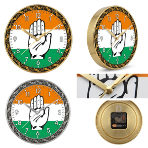 Bharat Neta Personalized Wall <b>Clock</b> with <b>Digital</b> Printing Inspirational Leadership Design for Mother's Day & Graduation - Product Image 2