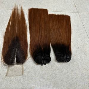 Extensions de cheveux en vrac droites d'os de cheveux humains vietnamiens de qualité supérieure Double dessiné couleur naturelle 100% Viet Nam cheveux crus 8 " - 32" - Product Image 3