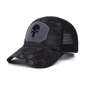 Black Mesh <b>Baseball</b> <b>Cap</b> Unisex Breathable Summer Outdoor Wear Solid Color Adjustable Fit Polyester Material - Product Image 1