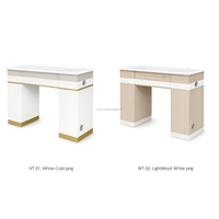 Tables à ongles modernes en MDF et contreplaqué haut de gamme, personnalisables, écologiques et durables, pour salons de manucure – Nouveauté Vietnam