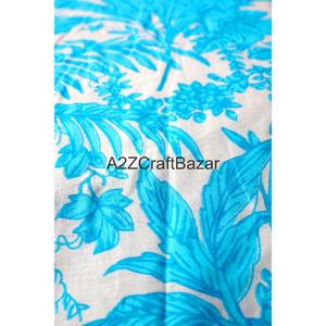 Tela Ligera de Algodón 100% con Estampado Artesanal Indio, Suave, Ecológica, Transpirable y de Secado Rápido para Ropa de Verano de Mujeres y Niñas - Product Image 6