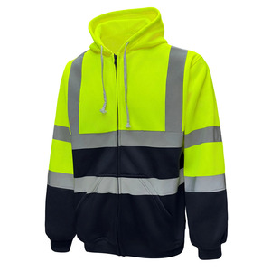 Mens <b>Utility</b> Work Jacket Reflective Safety Outerwear For Professional Labor And Industrial Environment Usage - Product Image 2
