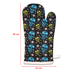 Beautiful Printed Design Multi Color Oven Mitt For Halloween 100% Cotton Oven Mitt With Custom Design at Lowest Price - Product Image 5