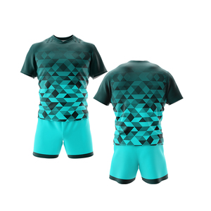 Camisetas de Rugby Unisex con Impresión por Sublimación Personalizada - Secado Rápido, Absorción de Humedad, Tejido de Malla de Poliéster/Algodón Ecológico, OEM - Product Image 3