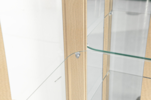 Vitrine en verre moderne haut de gamme, meuble d'angle de luxe pour la décoration intérieure, le hall d'hôtel et les salles d'exposition de détail - Product Image 4