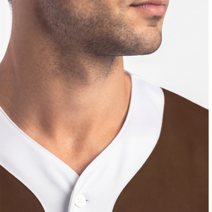 Premium Men's Baseball Jersey Sports Men's Baseball Jersey 100% Polyester Men's Baseball Jersey Full Button Custom - Product Image 4