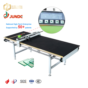Machine de découpe de verre pneumatique à affichage numérique JUNDE, épaisseur réglable de 2 à 10 mm - Product Image 1
