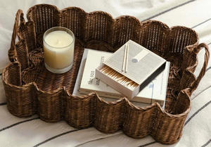 Luxury <b>Rectangular</b> Natural Rattan <b>Storage</b> <b>Basket</b> with PP String Eco-Friendly & Multifunction Design Multi-Purpose - Product Image 5