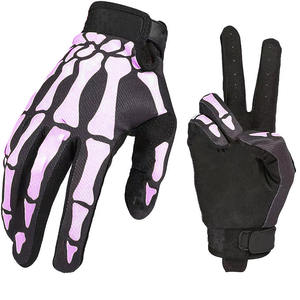 Gants réglables légers de sport et de travail, motif crâne, antidérapants et respirants pour hommes et femmes, moto et entraînement - Product Image 5