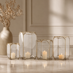 Stainless Steel Small Candle <b>Lantern</b> with Wooden Handle Unique Design for Outdoor Room Decoration Metal Vase with Engraving - Product Image 3