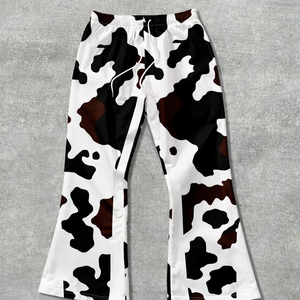 3D Print Street Retro Loose Bell-Bottom Casual Sports Pants Fashion Trend Autumn And Winter Season Pants Holiday Gifts Style - Product Image 1