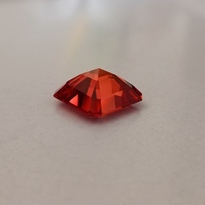 Piedra Preciosa Sintética de Rubí Creado en Laboratorio, Corte Esmeralda, Rojo Intenso, Claridad Brillante, Calidad Premium, para Fabricación de Joyería, Directo de Fábrica OEM - Product Image 3
