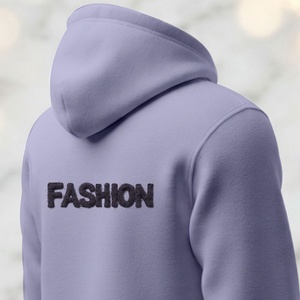 Parche de Logotipo Bordado en Chenilla Personalizado de Color Morado Claro, Sostenible, de Alta Calidad, con Forro, de Primera Calidad, Superventas - Product Image 2
