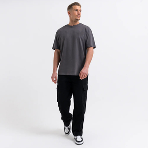 Precio Directo de Fábrica, Camisetas de Alta Calidad 100% Algodón, Personalizadas con Impresión, Tejido Grueso de 230 g/m², Manga Corta, Estilo Urbano, Talla Grande para Hombre - Product Image 1