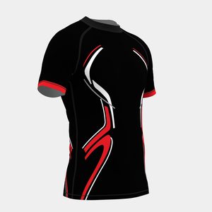 เสื้อรัดรูปแขนสั้นคุณภาพสูง – เสื้อป้องกันรังสียูวีสำหรับเล่นกีฬา - Product Image 2