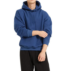 Acceptation de petites commandes, sweats à capuche pour hommes en coton français 100% de haute qualité, surdimensionnés, 370 g/m², vente en gros, personnalisables - Product Image 4