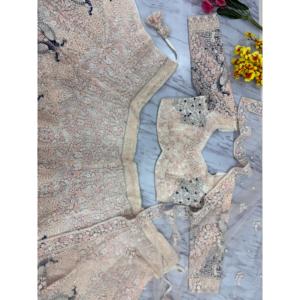 Beautiful Trending <b>Wedding</b> <b>Dress</b> Lehenga Choli with Thread Embroidery - Product Image 5