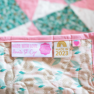 Etiqueta Tejida Ecológica Personalizada para Ropa, Etiqueta Colgante de Algodón de Corte Recto, Etiqueta Impresa para Prendas, Etiquetado Personalizado - Product Image 5