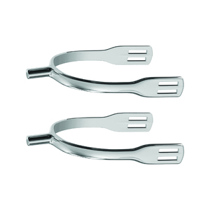 Espuelas Inglesas de Acero Inoxidable (1 Par) con Vástago, para Entrenamiento de Equitación para Adultos, Hombres y Mujeres - Product Image 1
