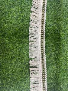 Dentelle en coton de haute qualité, fabriquée avec des fils fins pour une brillance et une durabilité durables. - Product Image 4