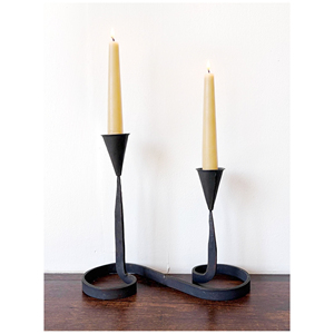 Luxury <b>Tall</b> Metal <b>Candlestick</b> Holder Stand for Wedding Hotel Home Decor Metal Black Antique Candle Holder - Product Image 3