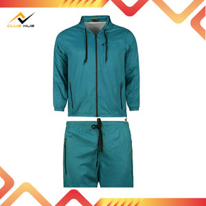 Conjunto Deportivo de Dos Piezas para Hombre, Chaqueta y Pantalones de Nailon con Cintura Elástica para Entrenamiento al Aire Libre - Product Image 5