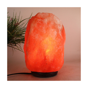 Lampe en sel rouge de l'Himalaya naturel, veilleuse en cristal, éclairage d'ambiance chaleureux pour chambre à coucher, salon, bureau, décoration de la maison - Product Image 5