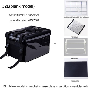 Sac isotherme extra large 62L pour voiture, sac à glace, sac à lunch thermique, sac à pizza, conteneur de livraison de nourriture fraîche, sac réfrigérateur - Product Image 5