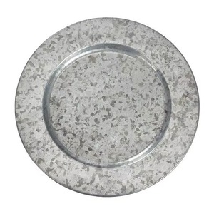Plato de Metal Galvanizado de Lujo para Decoración de Mesa de Boda, Proveedor Mayorista - Product Image 6