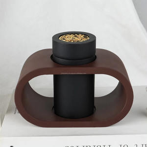 Modern Handmade Eco-Friendly Sandalwood & <b>Wooden</b> Religious Incense <b>Burner</b> Premium Arabic Bakhoor Holder <b>for</b> Oud Bukhoor India - Product Image 2