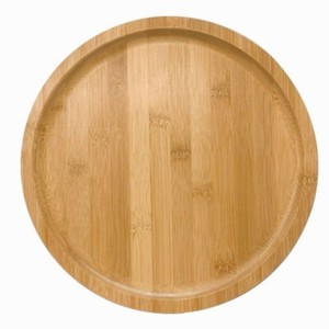 Bandeja Redonda de Bambú Ecológica para Servir - Venta al por Mayor desde India - Product Image 1
