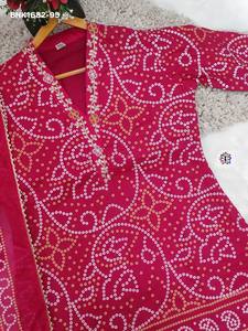 Best Fabric Viscose with Position Print & Embroidered work <b>Kurti</b>-Soft Cotton Pant-Chanderi Cotton Print Dupatta <b>Indian</b> Supplier - Product Image 6